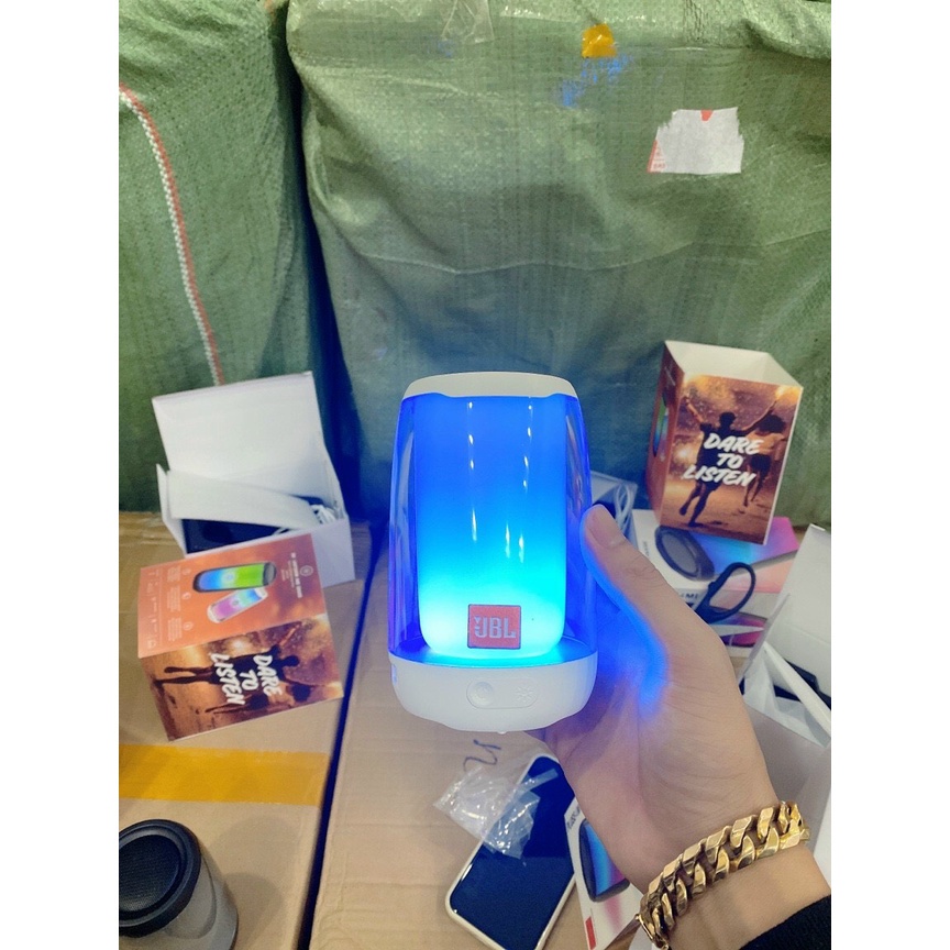 Loa Bluetooth Mini Đèn Led Pulse 4, Có Đèn Led Theo Âm Nhạc, Âm thanh sống động cho máy tính laptop, pc  BH 6 Tháng