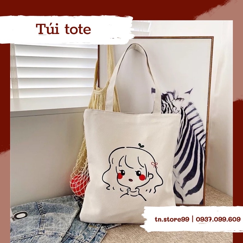 CÁC MẪU TÚI TOTE CỰC XINH, VẢI MỊN ĐẸP