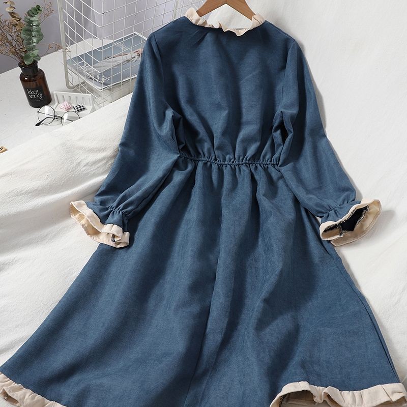 (săn) Váy vintage nơ tiểu thư (các bạn đọc kĩ phần mô tả ạ) | BigBuy360 - bigbuy360.vn