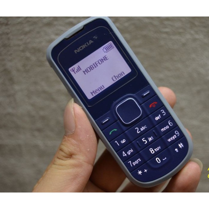 Điện thoại Nokia 1202 màu xanh dương đủ pin, sạc | BigBuy360 - bigbuy360.vn