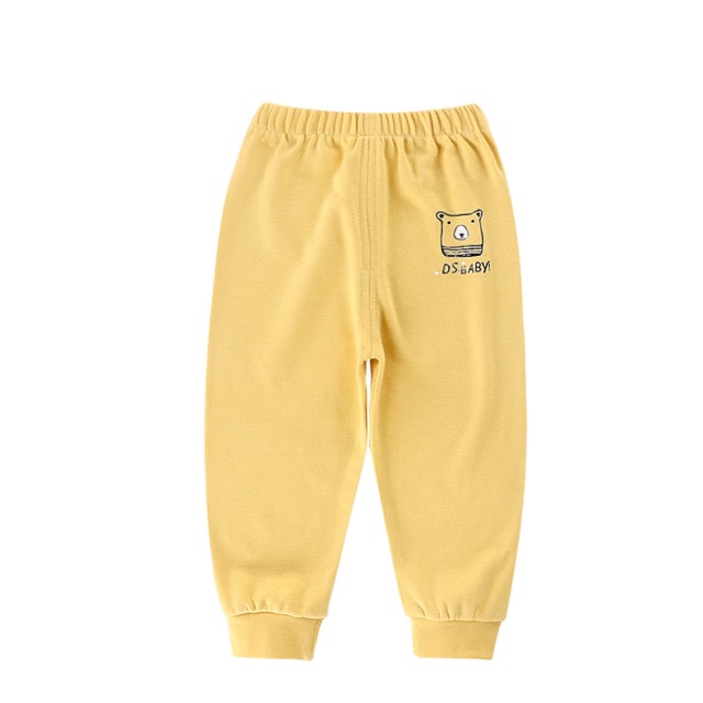 Quần cotton nỉ mỏng cho bé