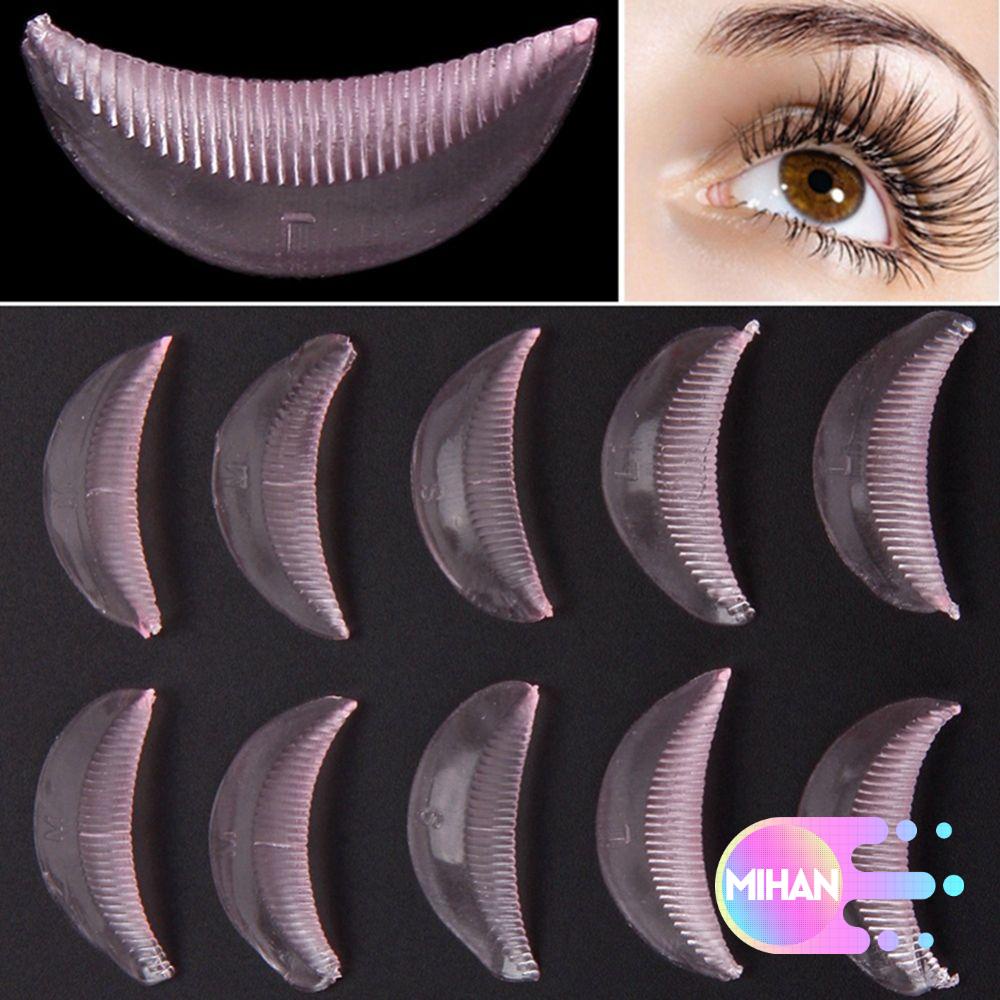 [Hàng mới về] Set 5 cặp đệm silicone dùng nâng/uốn mi lâu dài có thể tái sử dụng mới cho nữ