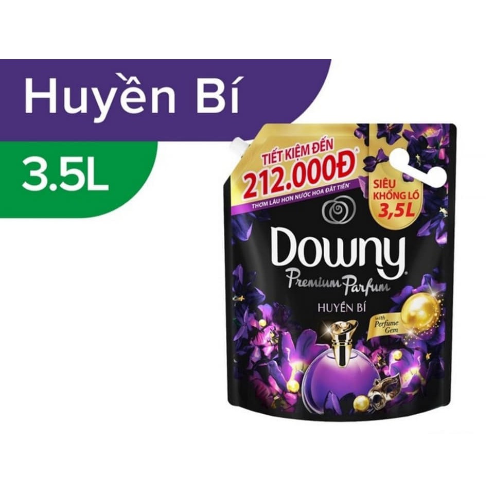 Downy Xả Vải (Túi) Hương Nước Hoa (Hương Huyền bí) 3,5L