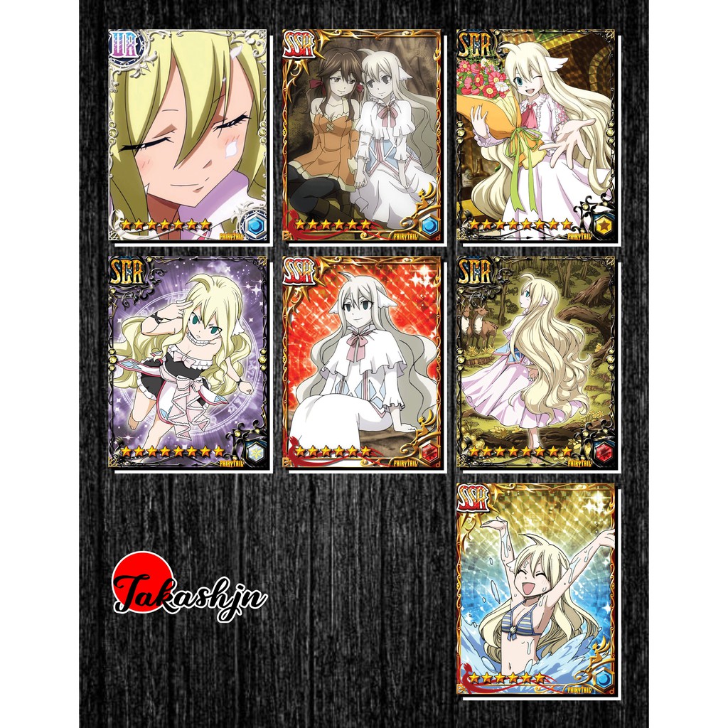 Thẻ bài Fairy Tail - Phần 12 - Mavis Vermillion - Khổ 6.3 cm x 8.4 cm