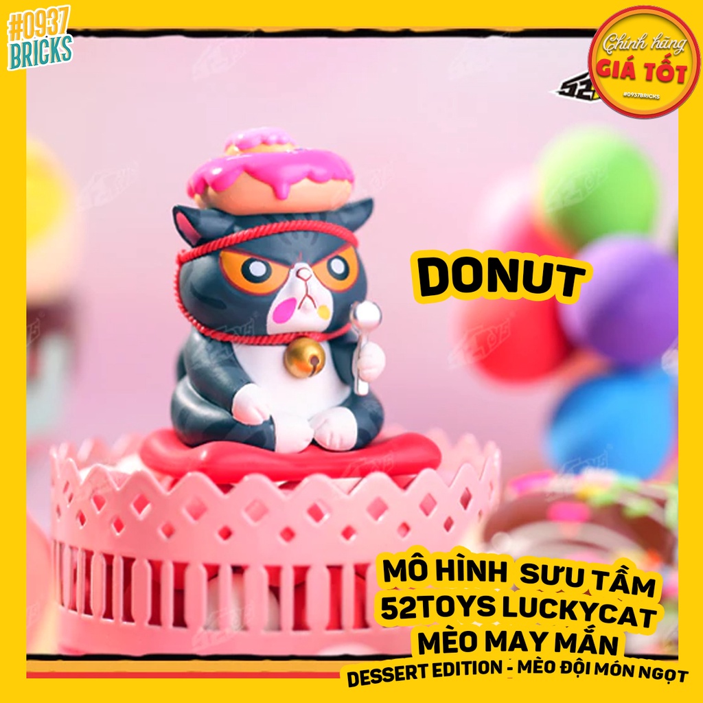 MÔ HÌNH SƯU TẦM NEKO LUCKYCAT MÈO MAY MẮN QUÝ MÃO DESSERT EDITION MÈO ĐỘI MÓN NGỌT 0937BRICKS