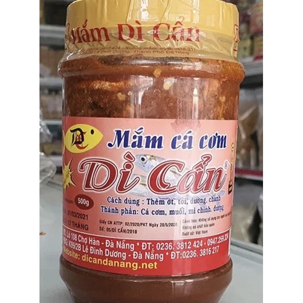Mắm Cá Cơm Dì Cẩn - Đặc sản Đà Nẵng