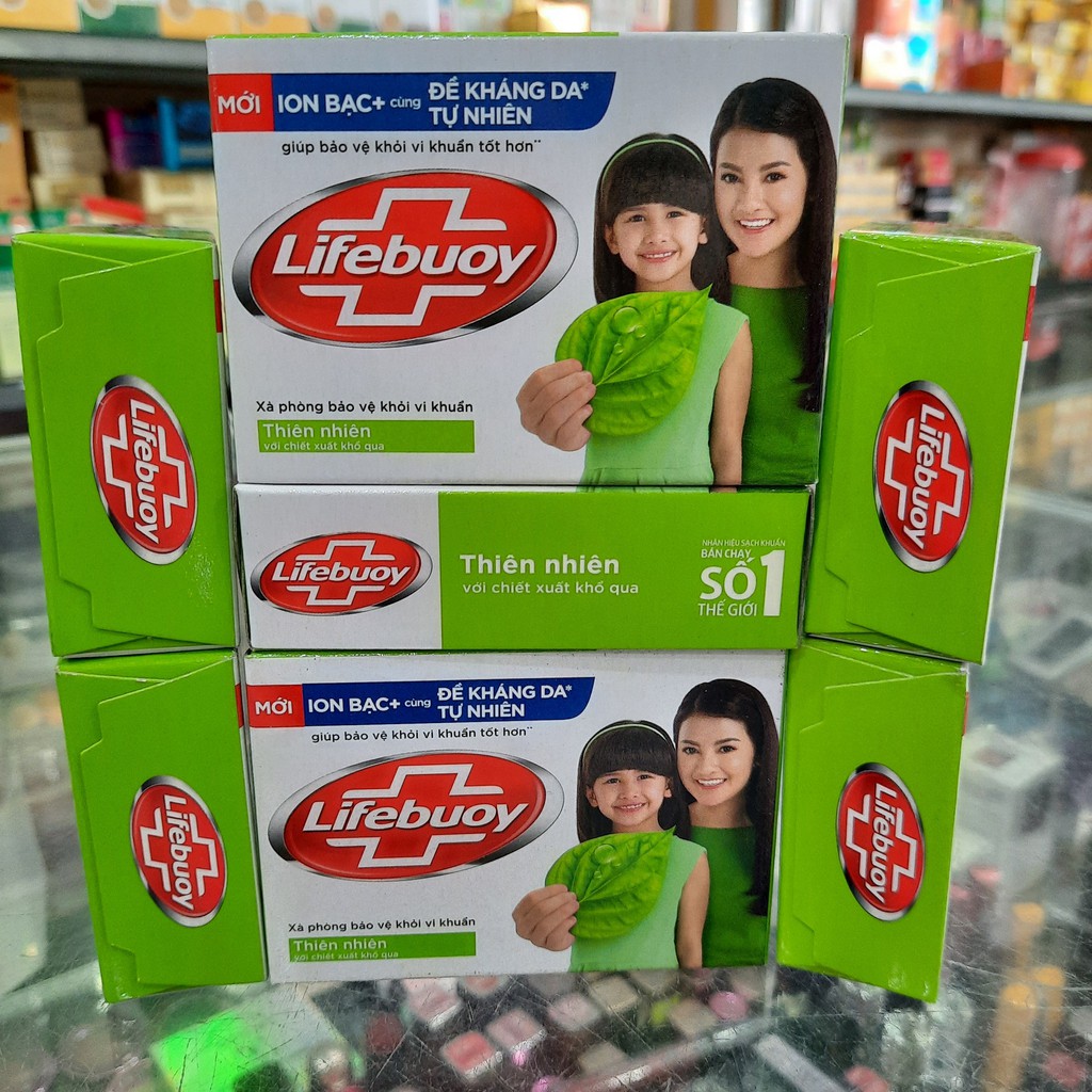 Xà Bông Tắm Lifebuoy Khổ Qua Thiên Nhiên Hộp 90g