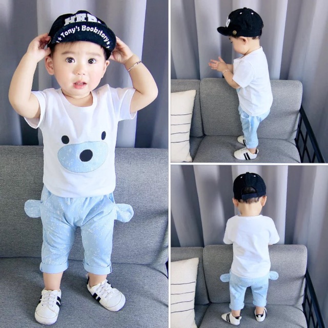 Bộ gấu bé trai
