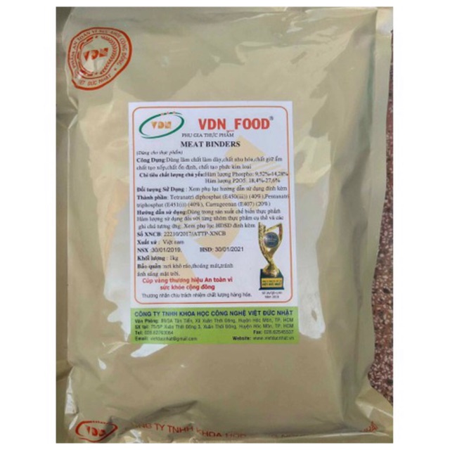 Phụ gia tạo cứng chắc cho giò