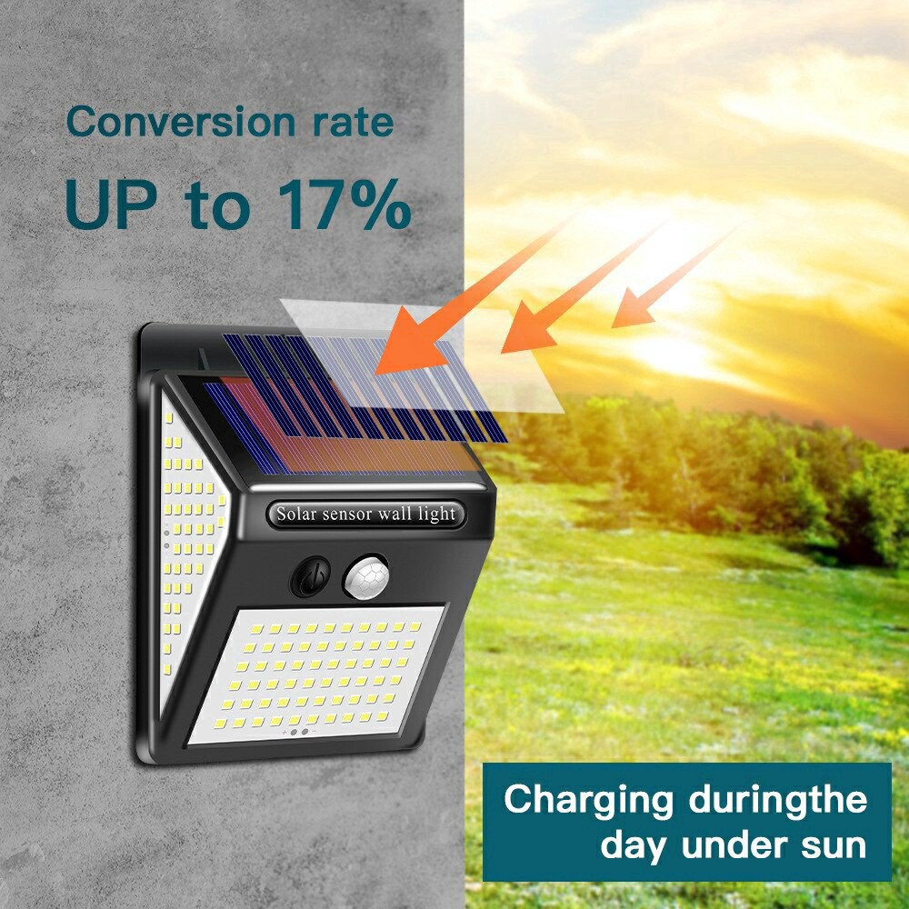 Đèn LED năng lượng mặt trời 140/100 3 chế độ sáng