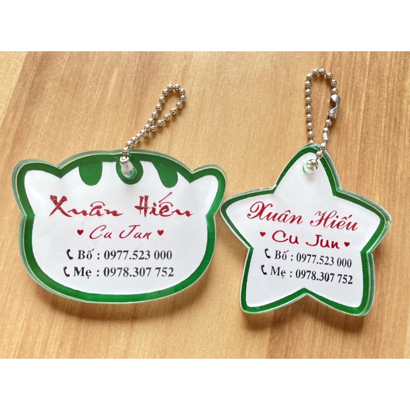 Móc Khoá Làm Theo Tên Bé Handmade