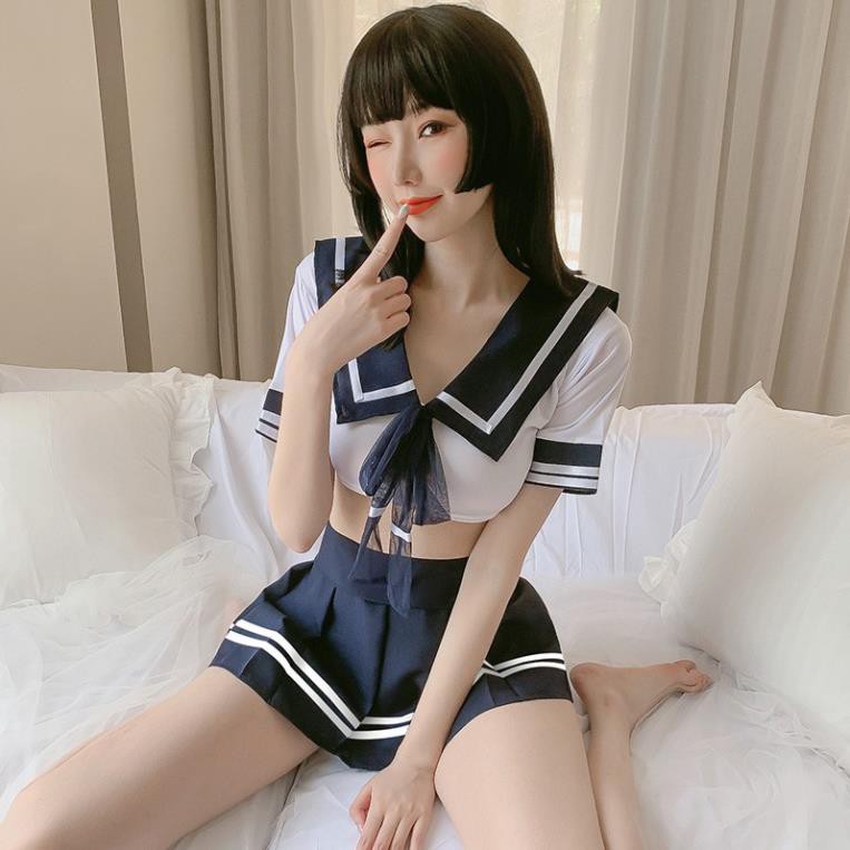 Đồ ngủ sexy cosplay nữ sinh Nhật Bản quyến rũ New | BigBuy360 - bigbuy360.vn