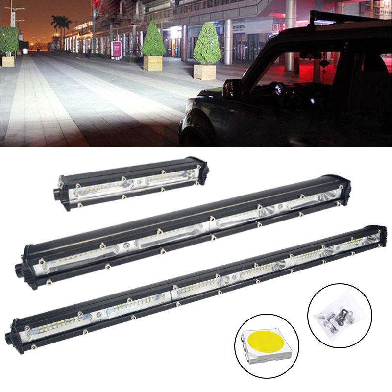 Thanh Đèn Led 48w 60w 120w 180w 12V-24V Chống Thấm Nước Cho Xe Hơi