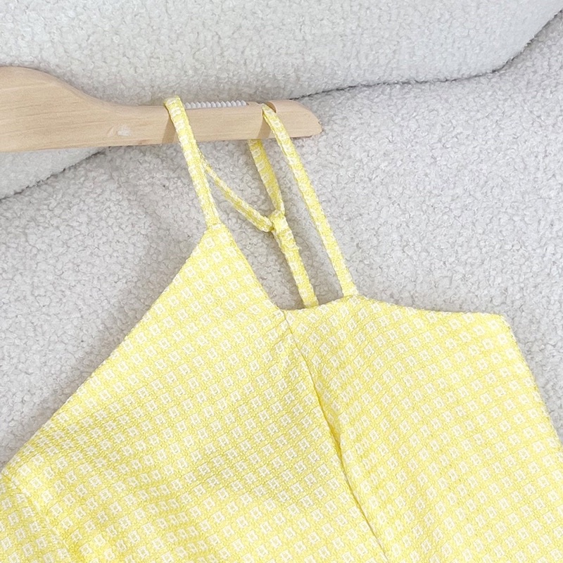 Đầm Lệch Dây 2 Túi