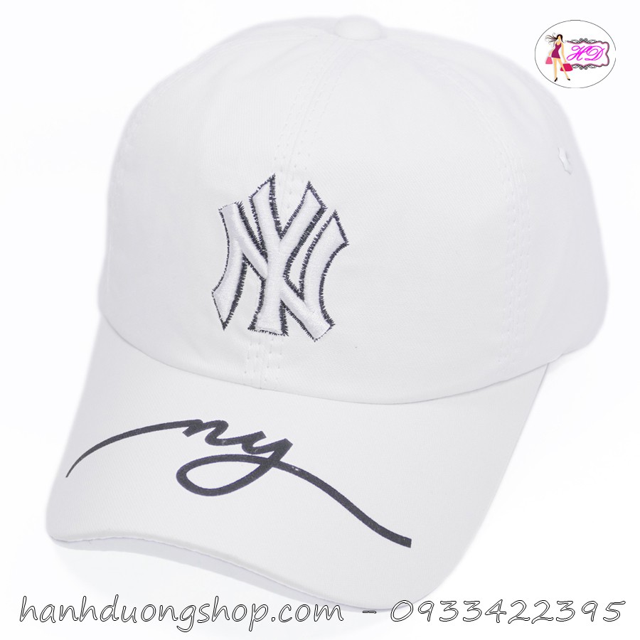 Mũ lưỡi trai NY nón kết nam nữ đẹp chất liệu vải cotton cao cấp thoáng mát mẫu mã nhiều màu thời trang