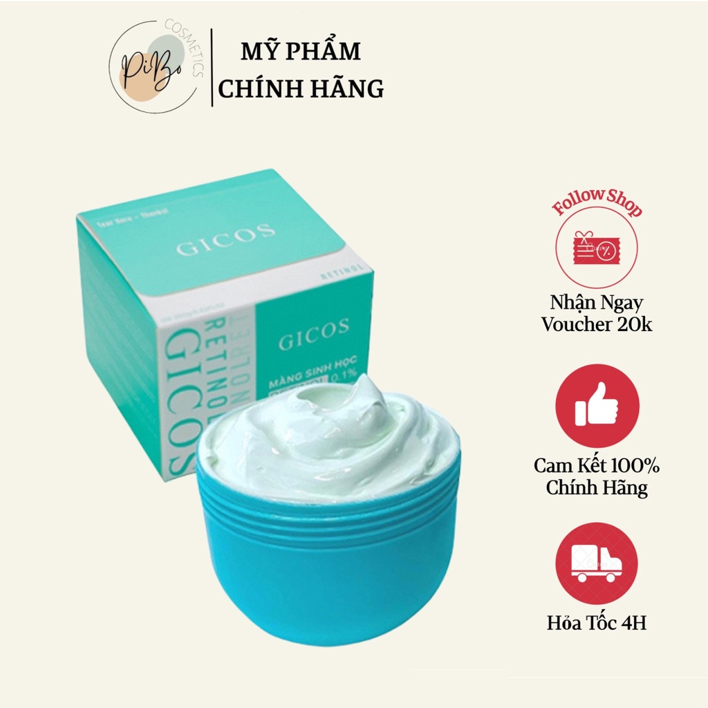 Kem Body Trắng Da Màng Sinh Học Gicos - 250g