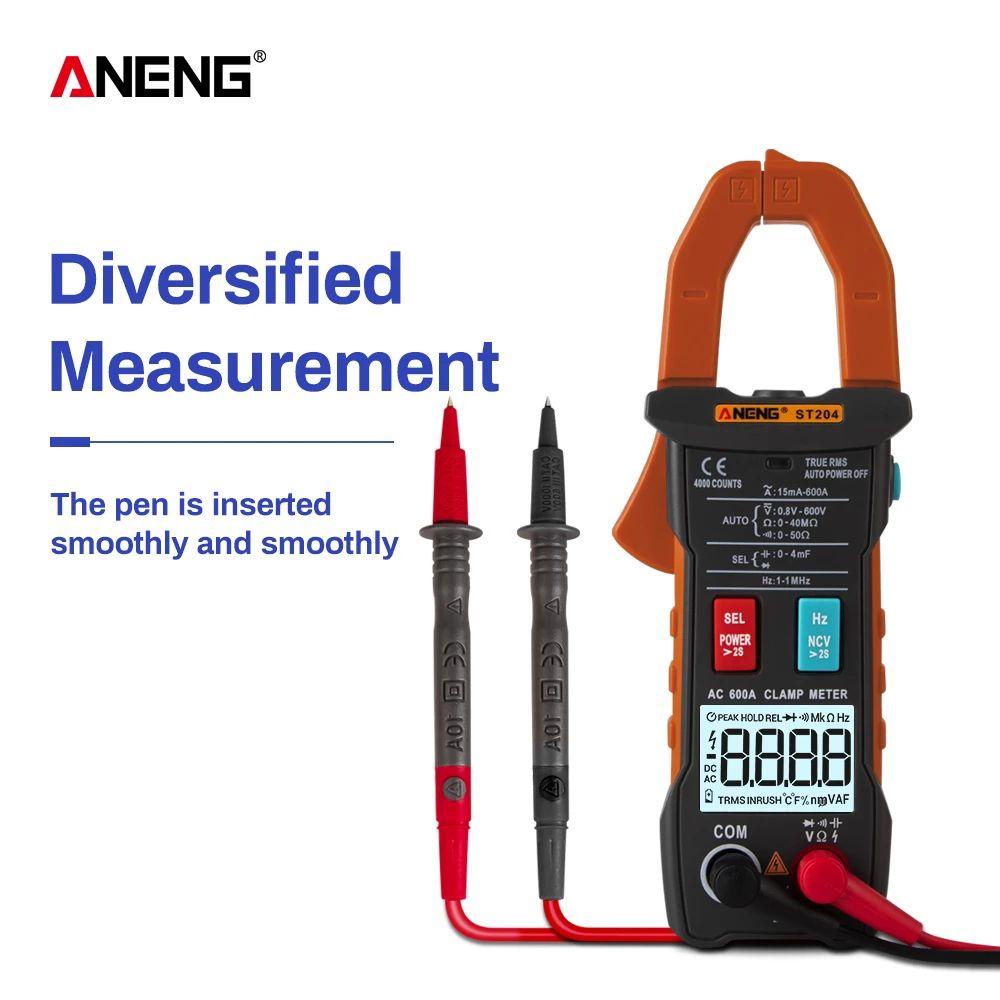 KUNHEV Thiết Bị Kiểm Tra Dòng Điện ANENG ST204 True RMS DC / AC Kỹ Thuật Số