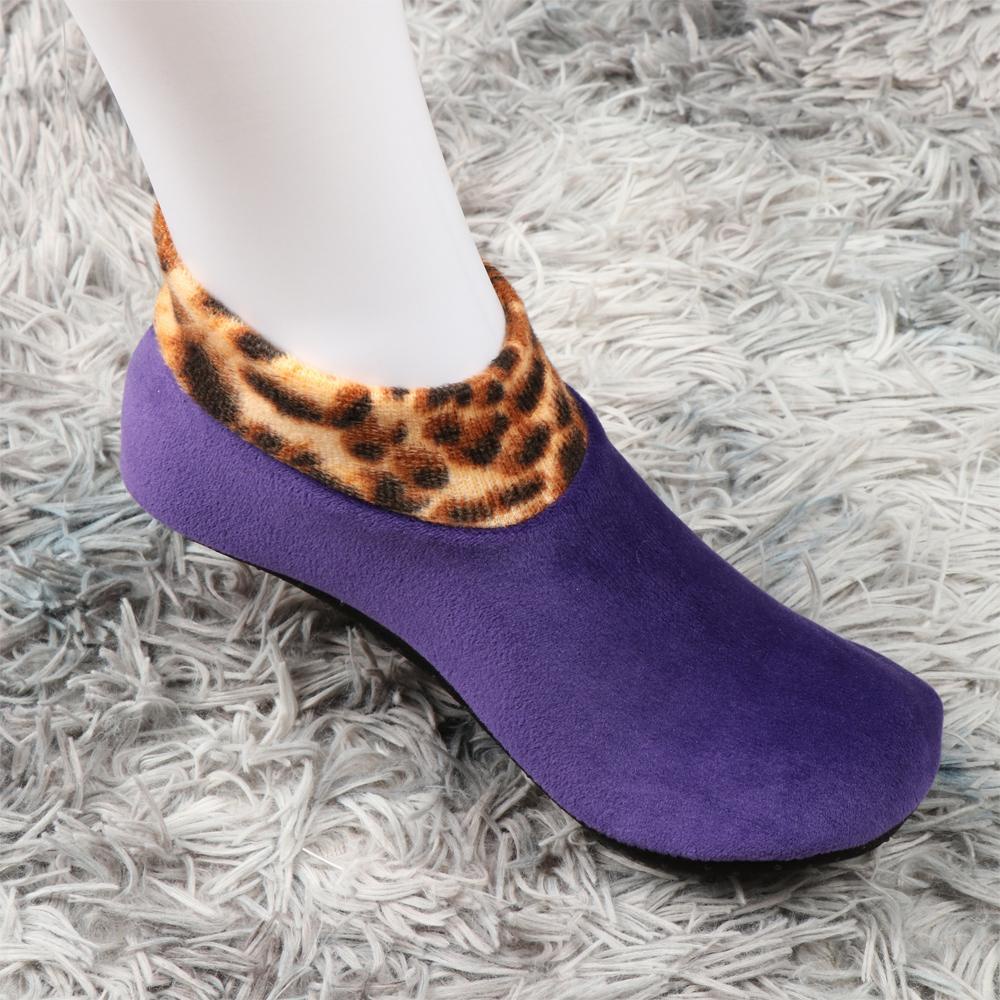 Vớ Chống Trượt Họa Tiết Da Báo Dành Cho Nữ