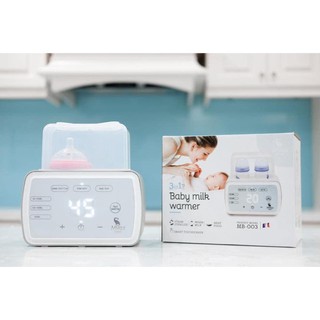 Máy hâm sữa tiệt trùng hai bình Moaz Bebe MB – 003