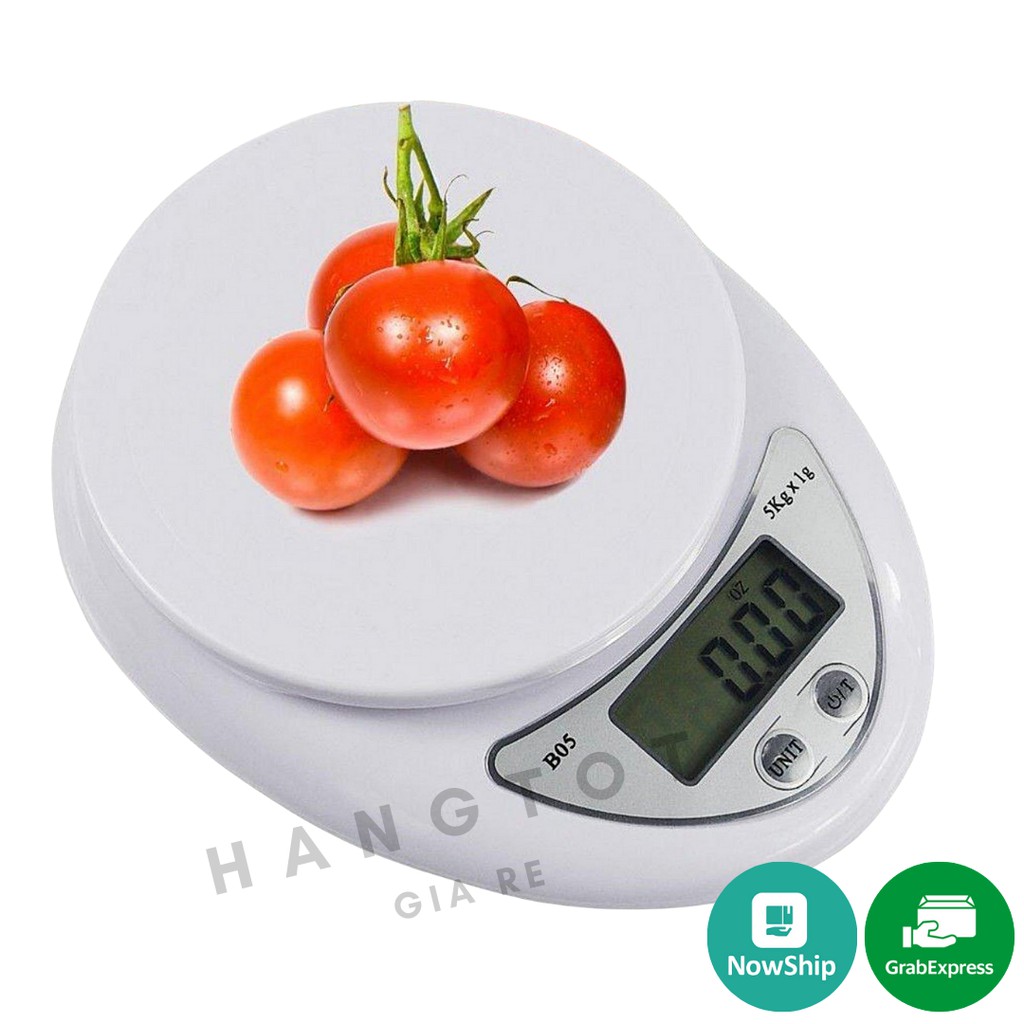 Cân Điện Tử Chia Thực Phẩm Nhà Bếp 5Kg