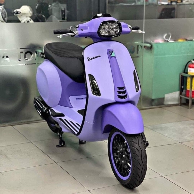 Màu Sơn Vespa Tím Nhám Mộng Mơ Có Combo mỗi màu 0,5kg