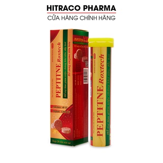Viên sủi tiêu hóa PEPTITNE Roxtech giảm đầy hơi, khó tiêu, chướng bụng - 20 viên [PEPTITNE 20 viên]