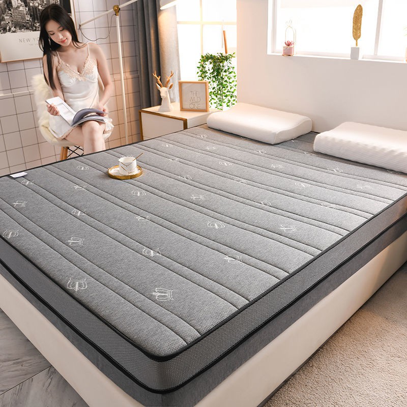 Nệm cao su memory foam đệm dày hơn xốp đơn và đôi 1,5m ký túc xá sinh viên có thể gấp lại được <