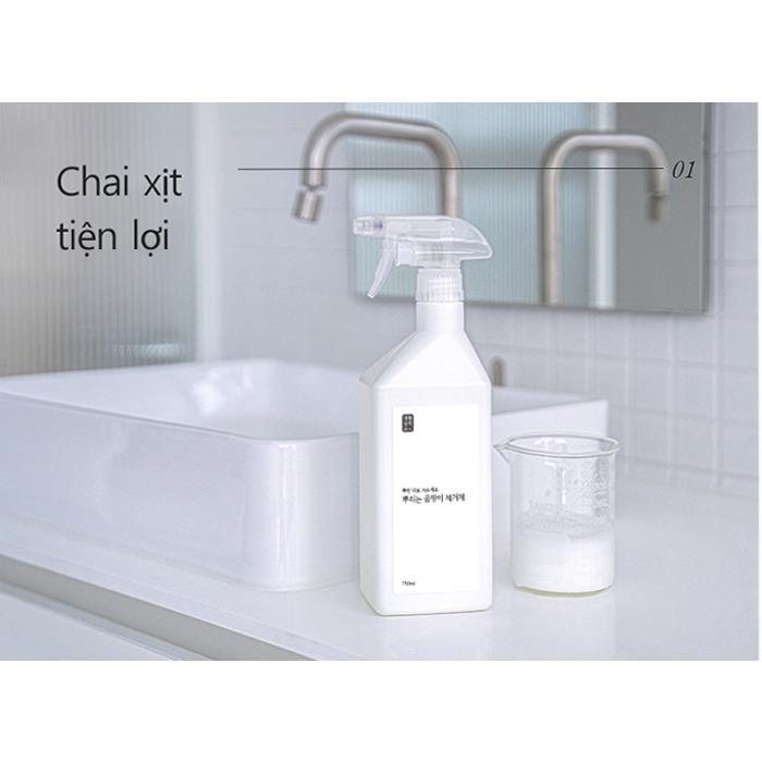 Chai Xịt Làm Sạch Nấm Mốc Saengong 750ml - K2V Shop