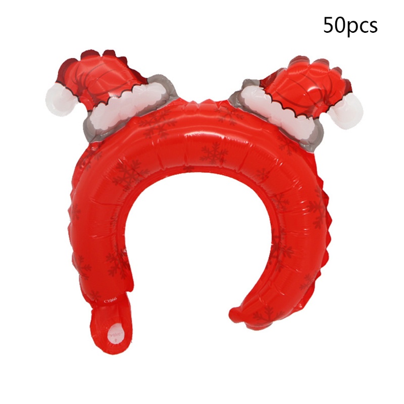 50 Bong Bóng Bơm Hơi Hình Số 8 Dùng Trang Trí Giáng Sinh