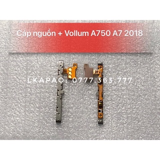 Cáp volume samsung a750, a7 2018 new zin