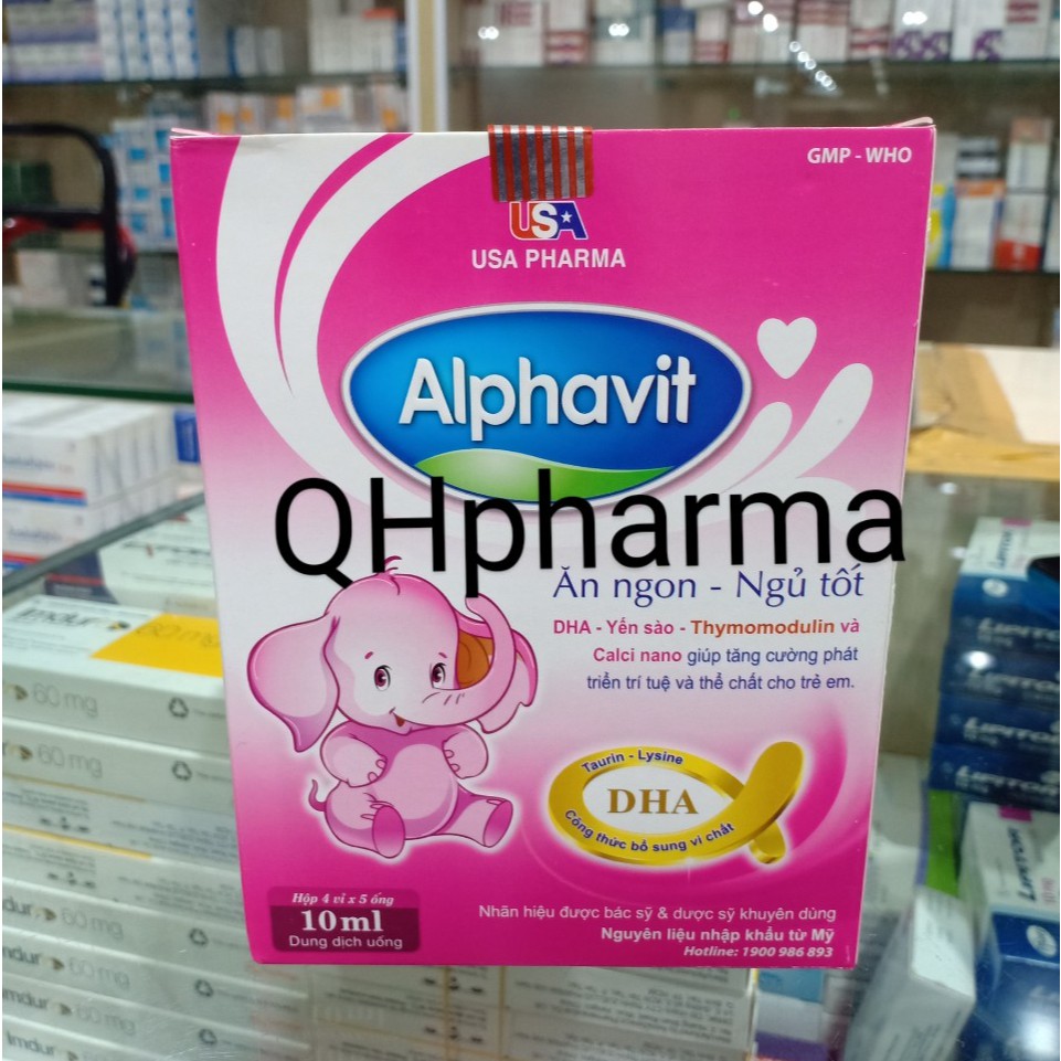 ALPHAVIT ĂN NGON NGỦ TỐT CHO BÉ hộp 20 ống