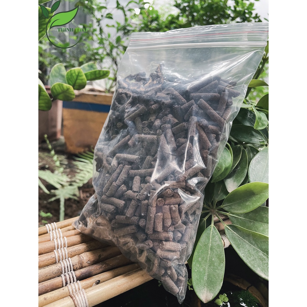 PHÂN TRÙN QUẾ viên nén, tan chậm, túi 300g bón rau, cây cảnh