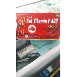 Vitamin E Đo-Dầu Gấc-Hoa Anh Thảo-Lô Hội: RED VITAMIN E 400 Gold