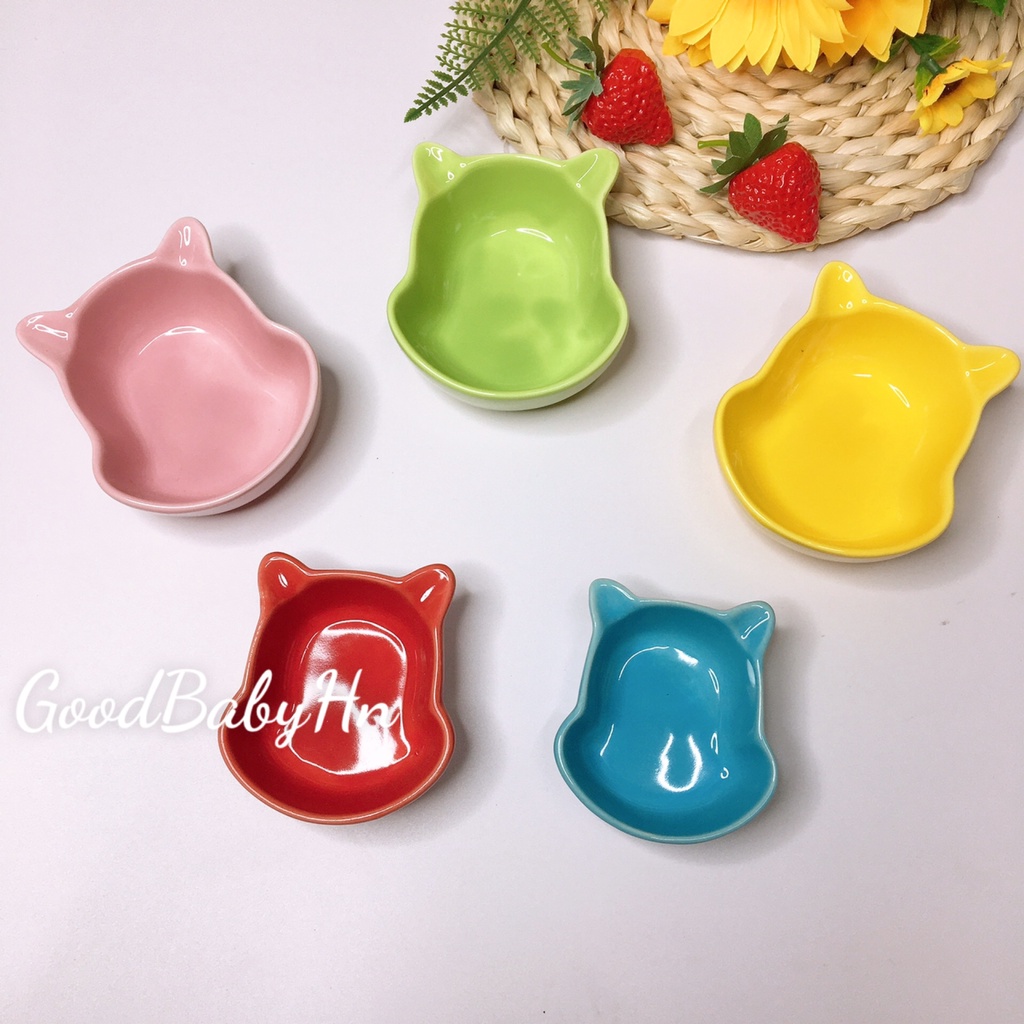 Sứ ăn dặm hình trái tim hình gấu pood cho bé