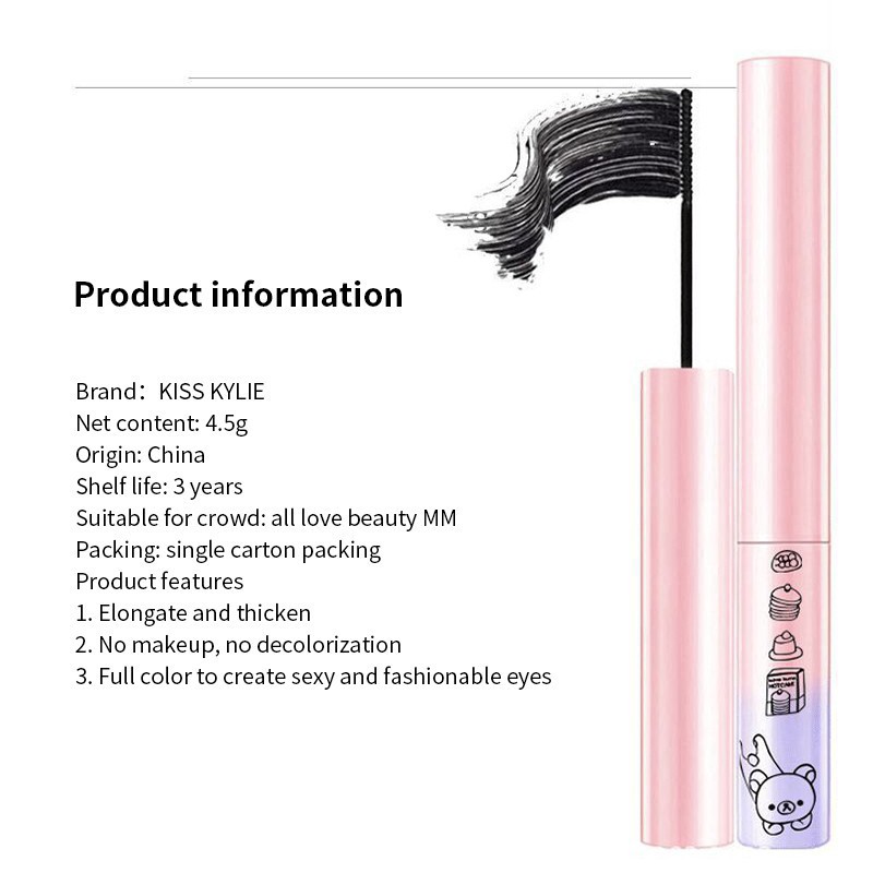 Long Thick Curling Mascara Waterproof Long-lasting Makeup Gradient Color | BigBuy360 - bigbuy360.vn