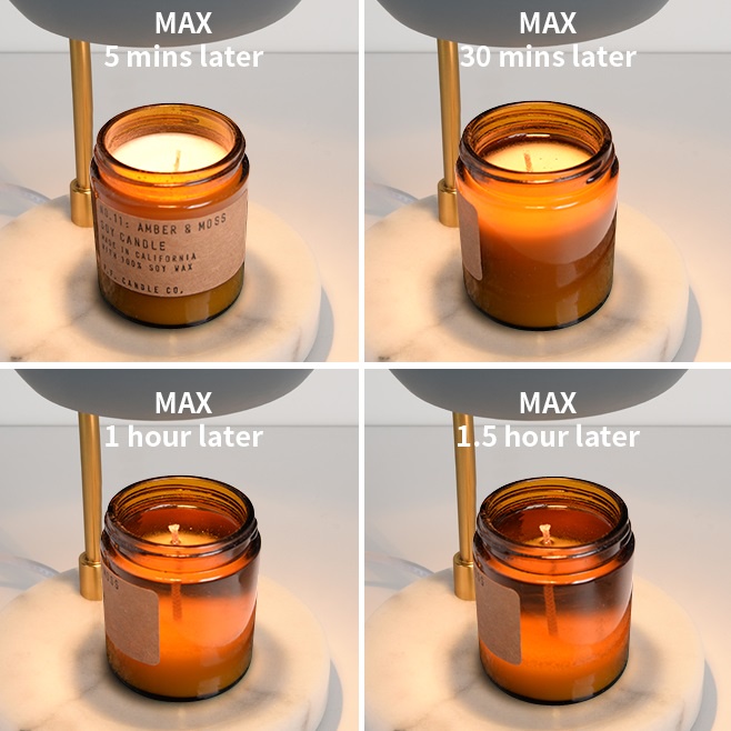 Đèn Đốt Nến Xông Tinh Dầu Warmer Candles Hình Gấu - Phụ Kiện Nến Yankee và nến Bath