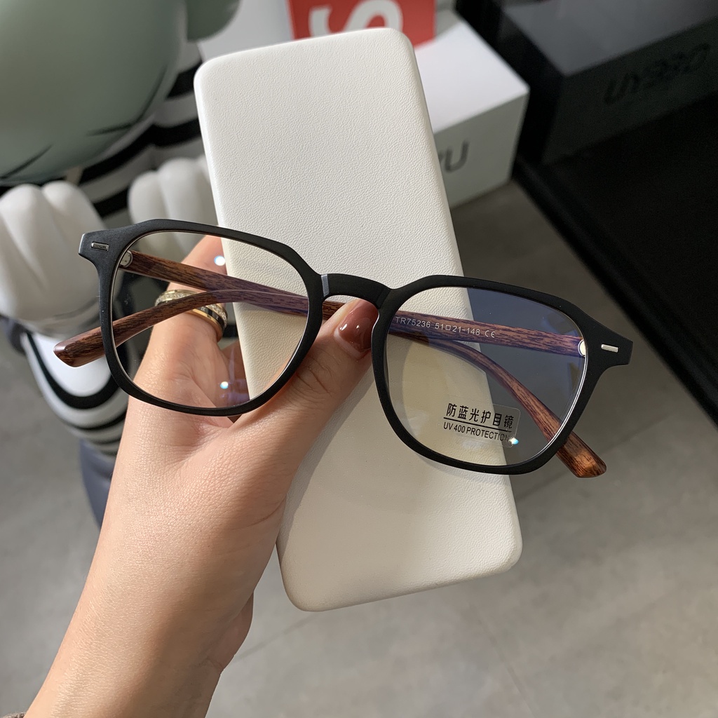 Mắt kính cận VIENDO bằng nhựa dẻo tròng đổi màu chống ánh sáng xanh chống tia UV thời trang dành cho cả nam và nữ