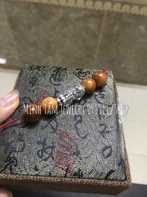 Tỳ hưu bạc Thái S999 phù hợp vòng 10-14 ly Minh Tâm Jewelry