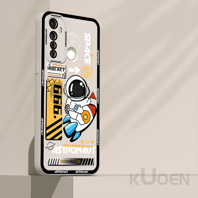 Ốp Điện Thoại TPU Mềm Hình Nasa Cho Realme 5 6 pro 5i 5s 6s 7i C3 C17