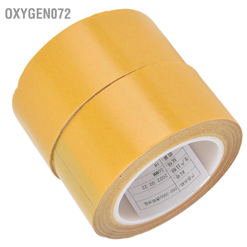 Oxygen072 Băng keo hai mặt dạng lưới 2Roll Double Sided Carpet Tape 10m Length Strong Adhesive Fiberglass for Hardwood Floor Door Window