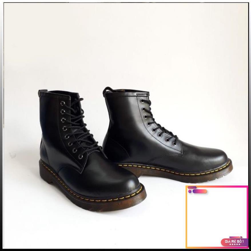 Giày Boots Martens nam SN11 cao cổ da bò đến độn thời trang  -V1