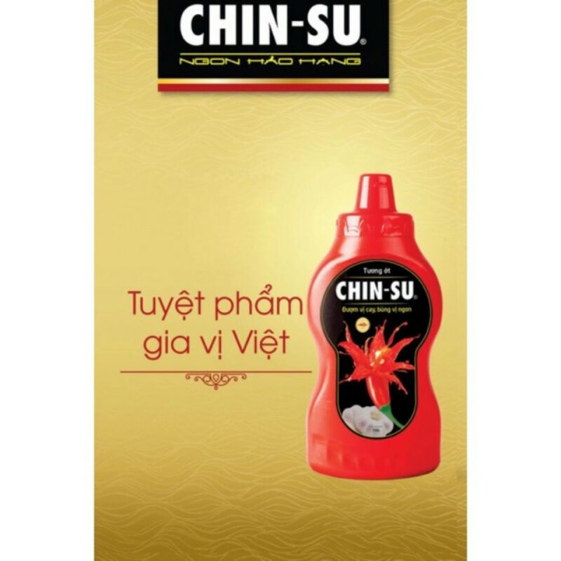1 lốc 8 chai tương ớt Chinsu loại 250g