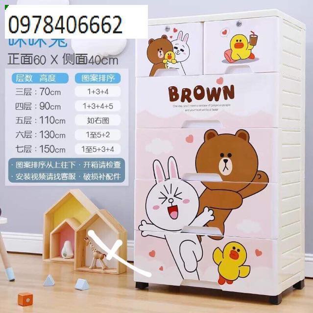 Tủ nhựa đựng quần áo Kshop