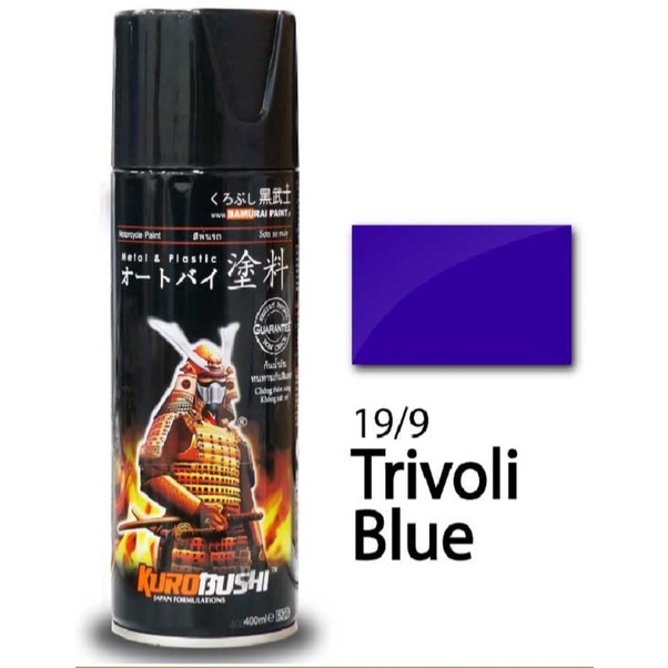 Combo SAMURAI 9 Sơn Xịt MÀU 19/9 XANH TRIVOL  và giấy nhám Nhật