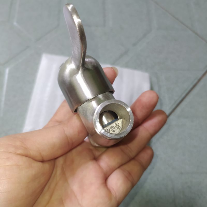 Van khóa nước inox - khóa nước inox  DL008) van khóa 304