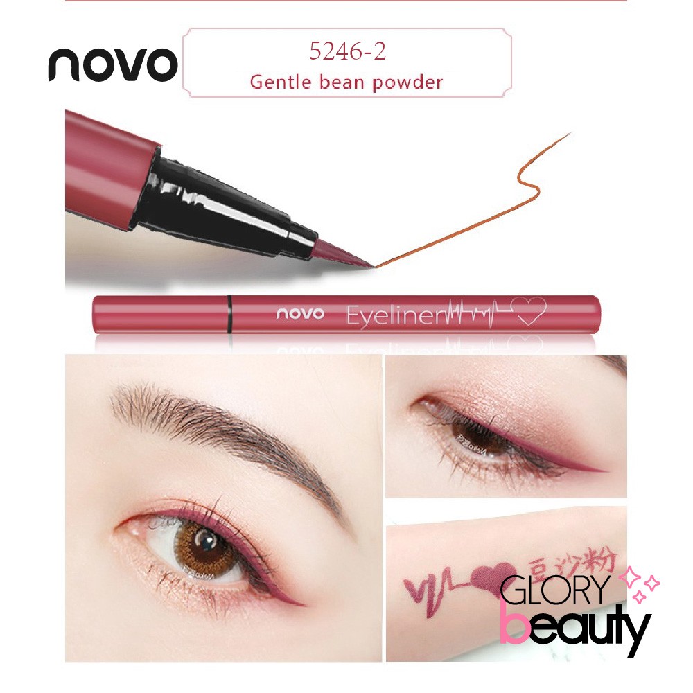 (hàng Mới Về) Bút Kẻ Mắt Novo 6 Màu Tùy Chọn Chống Nước Không Phai Tiện Dụng | BigBuy360 - bigbuy360.vn