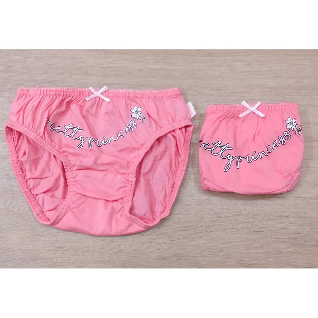 [Mã SKAMCLU7 giảm 10% cho đơn từ 0Đ] Set 5 quần chip bé gái Moonya Korea nhập khẩu