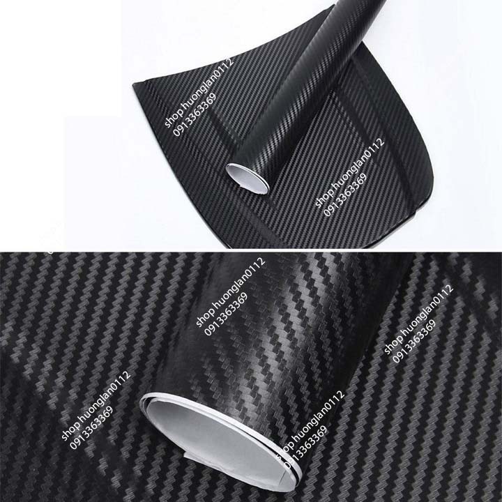Decal Cacbon dán trang trí xe máy khổ 60cm/1m