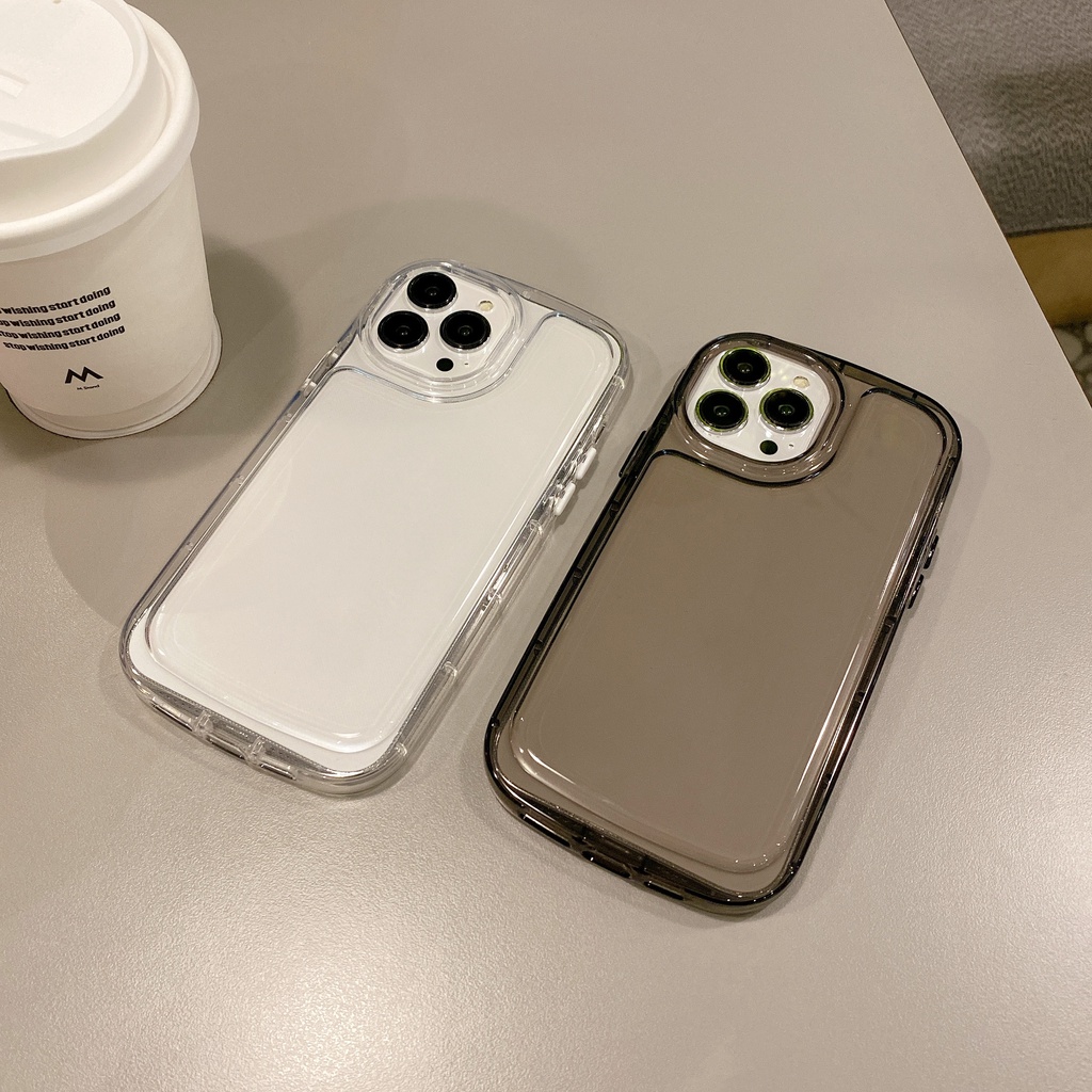 Ốp Điện Thoại TPU Mềm Trong Suốt Có Đệm Khí Chống Sốc Cho iPhone 11 12 13 Pro max