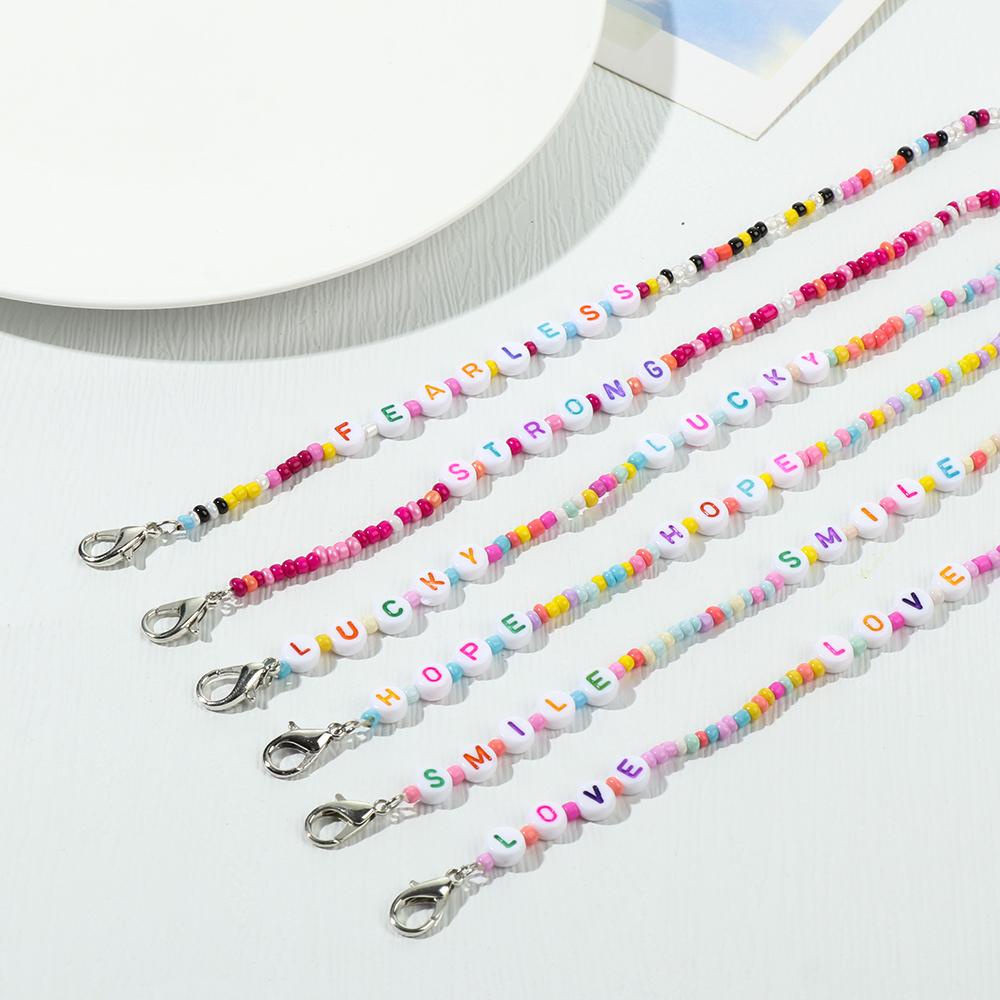 ❈Rowan❈ Dây Đeo Giữ Mắt Kính Xâu Hạt Chất Liệu Acrylic Cho Bé